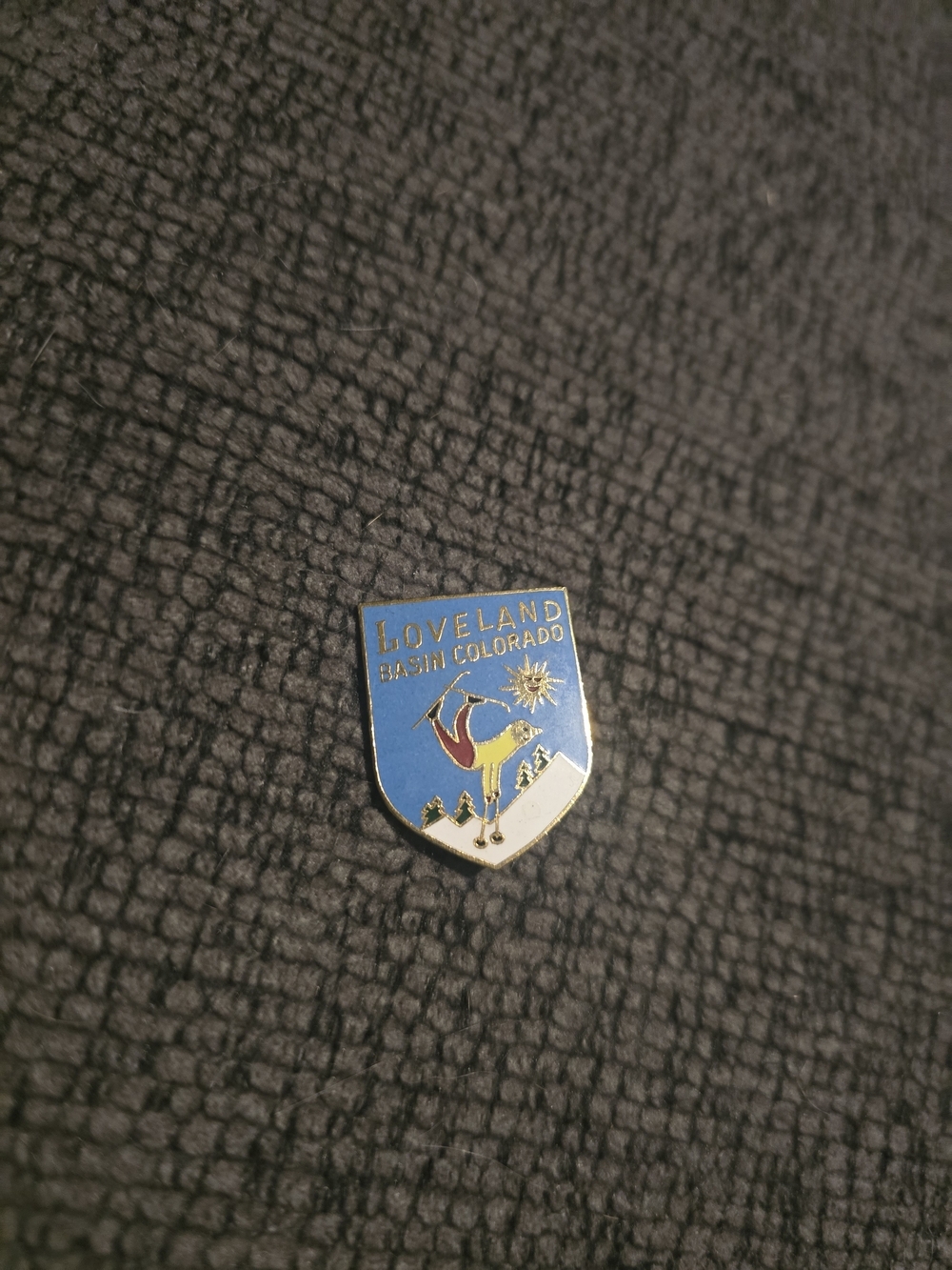 Loveland Basin Colorado Skiing Enamel Pin